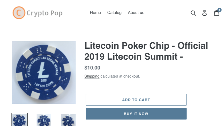 Litecoin Pokerchips