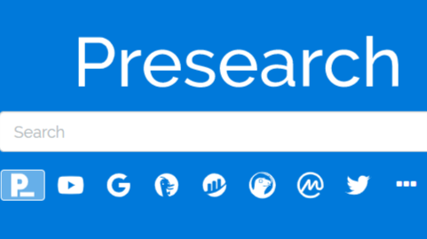 Presearch search engine thumbnail
