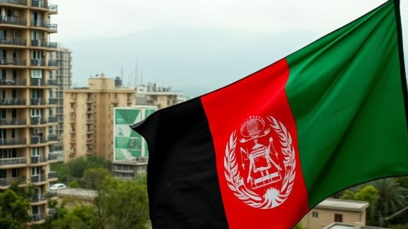 Flag of Afghanistan, Kabul city