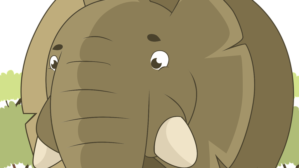 Free to use image of an elephant from Pixabay