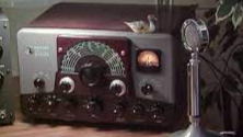 old ham radio set
