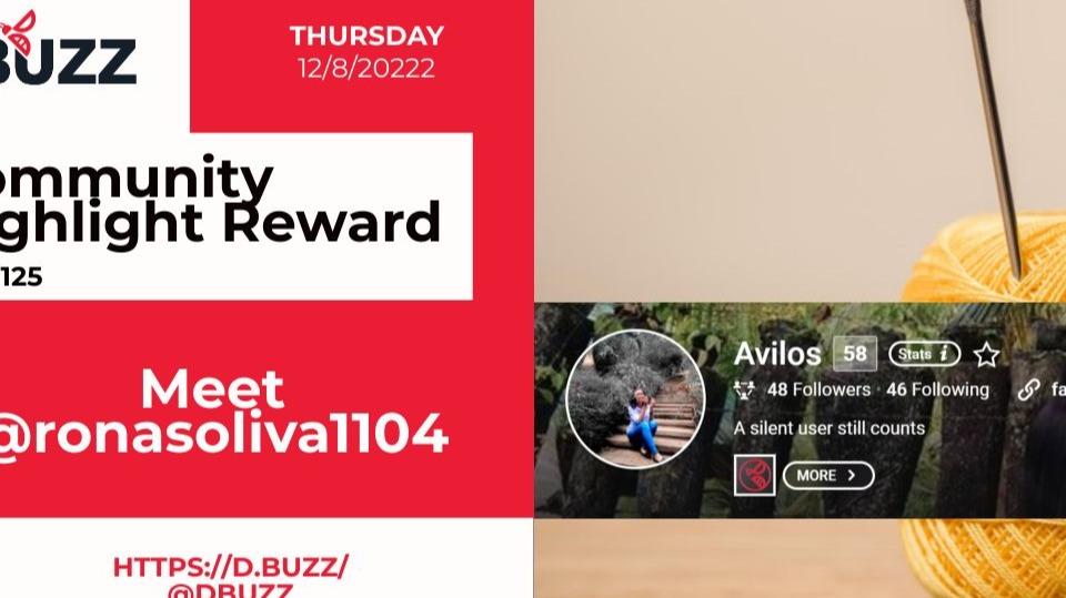 D.Buzz Community Highlight: @ronasoliva1104