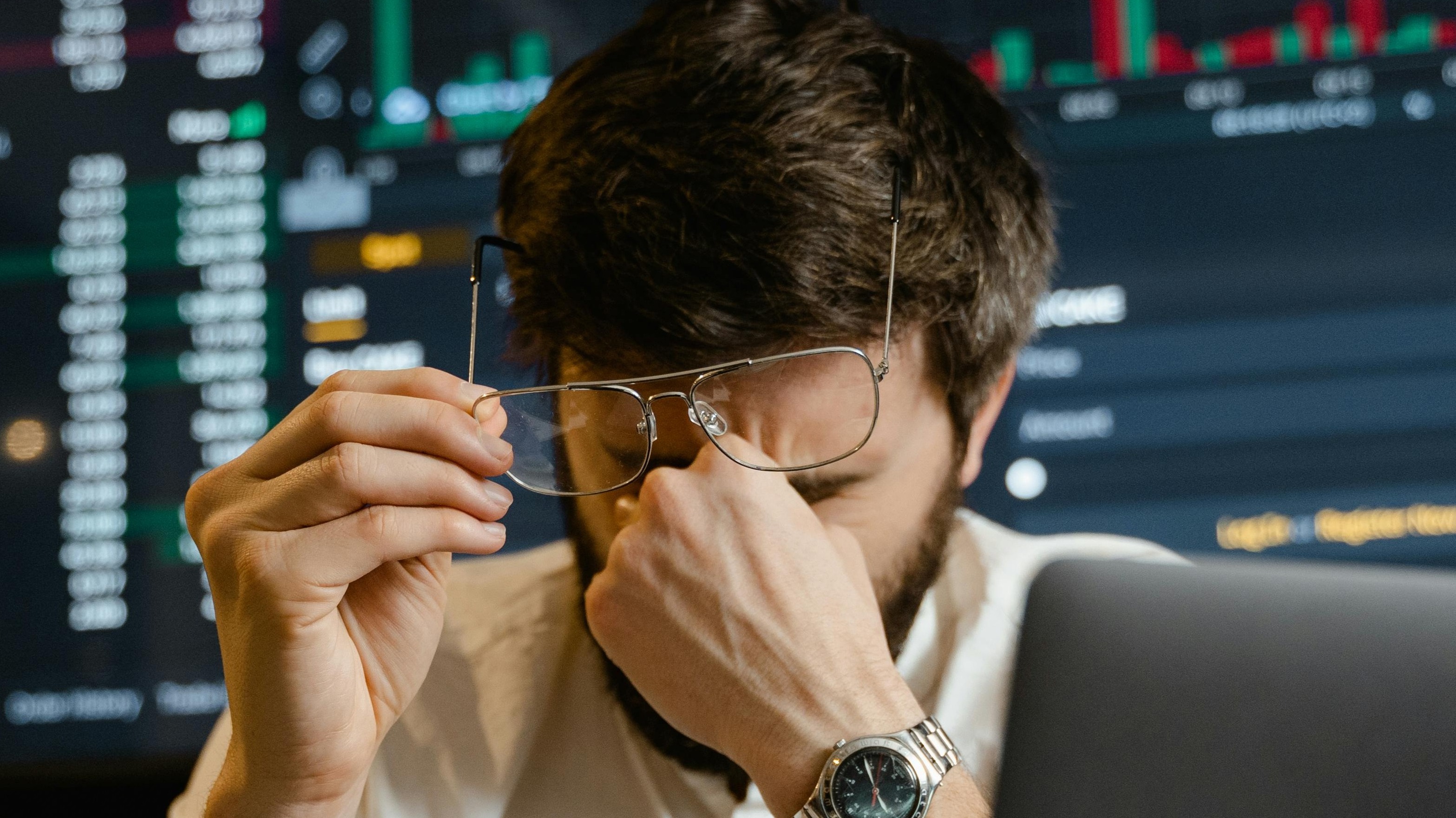 A crypto investor