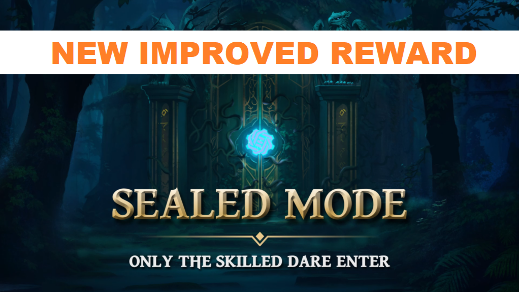 Sealed Mode gets revised reward structure