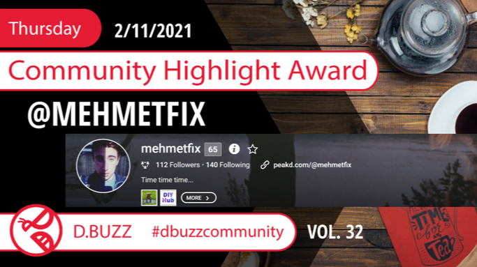 D.Buzz Community Highlight: @mehmetfix