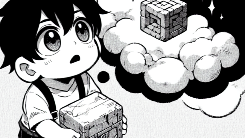 Boy comparing real versus a dream