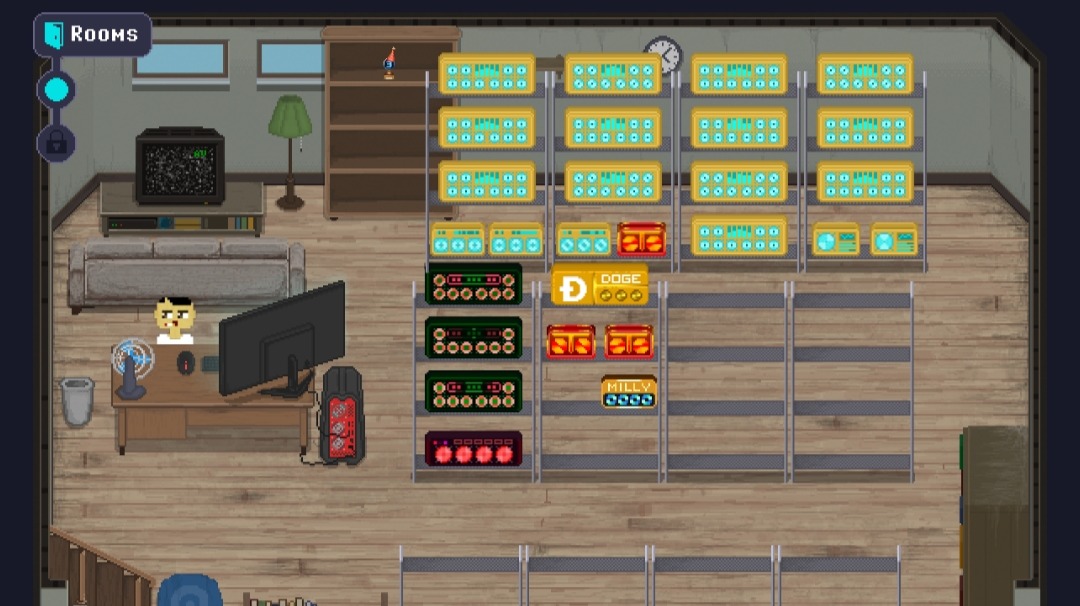 Screenshot of my characters room