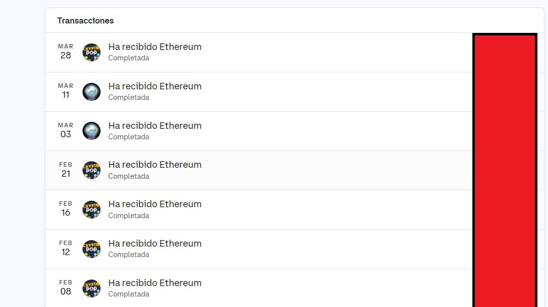 proof of payment