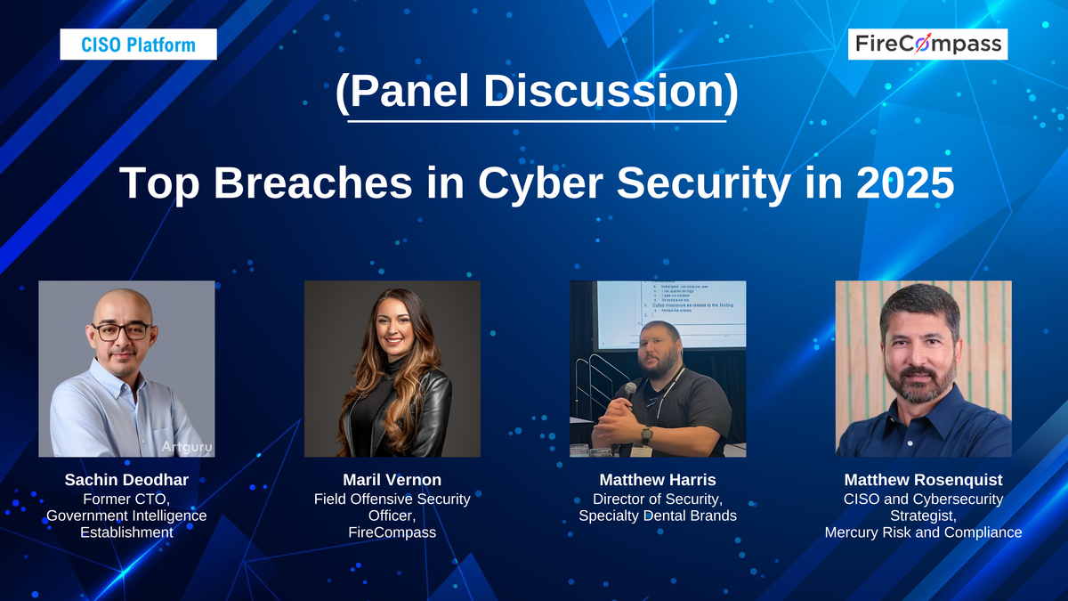 Top Breaches in Cyber Security in 2025 – upcoming live panel