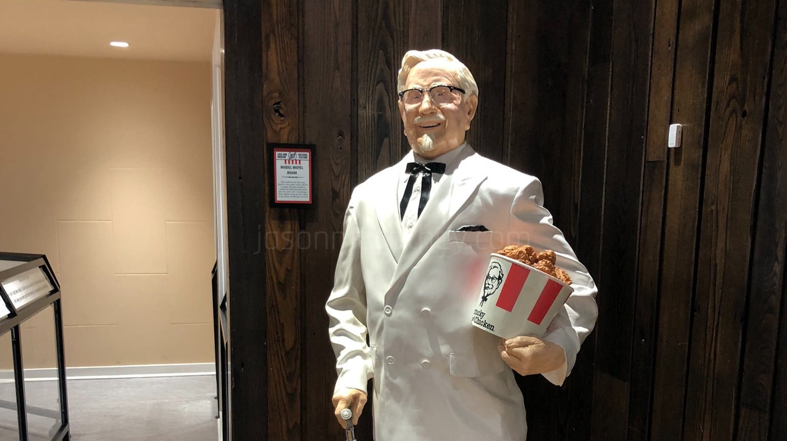 statue of Colonel Sanders at KFC museum