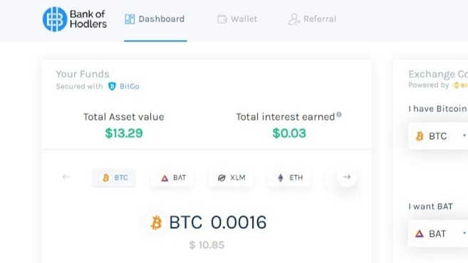 Bank of Hodlers