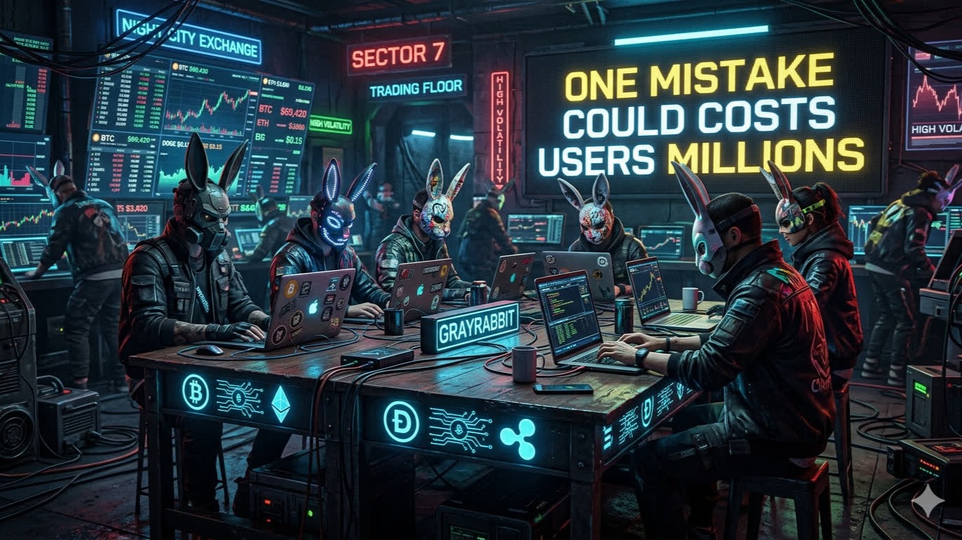 AI Generated humans in Grayrabbit masks hacking