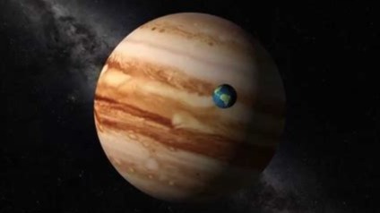 Jupitar Comes Closer to the Erath.