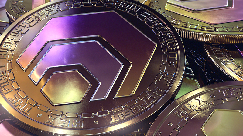 HEX 3 D Coin