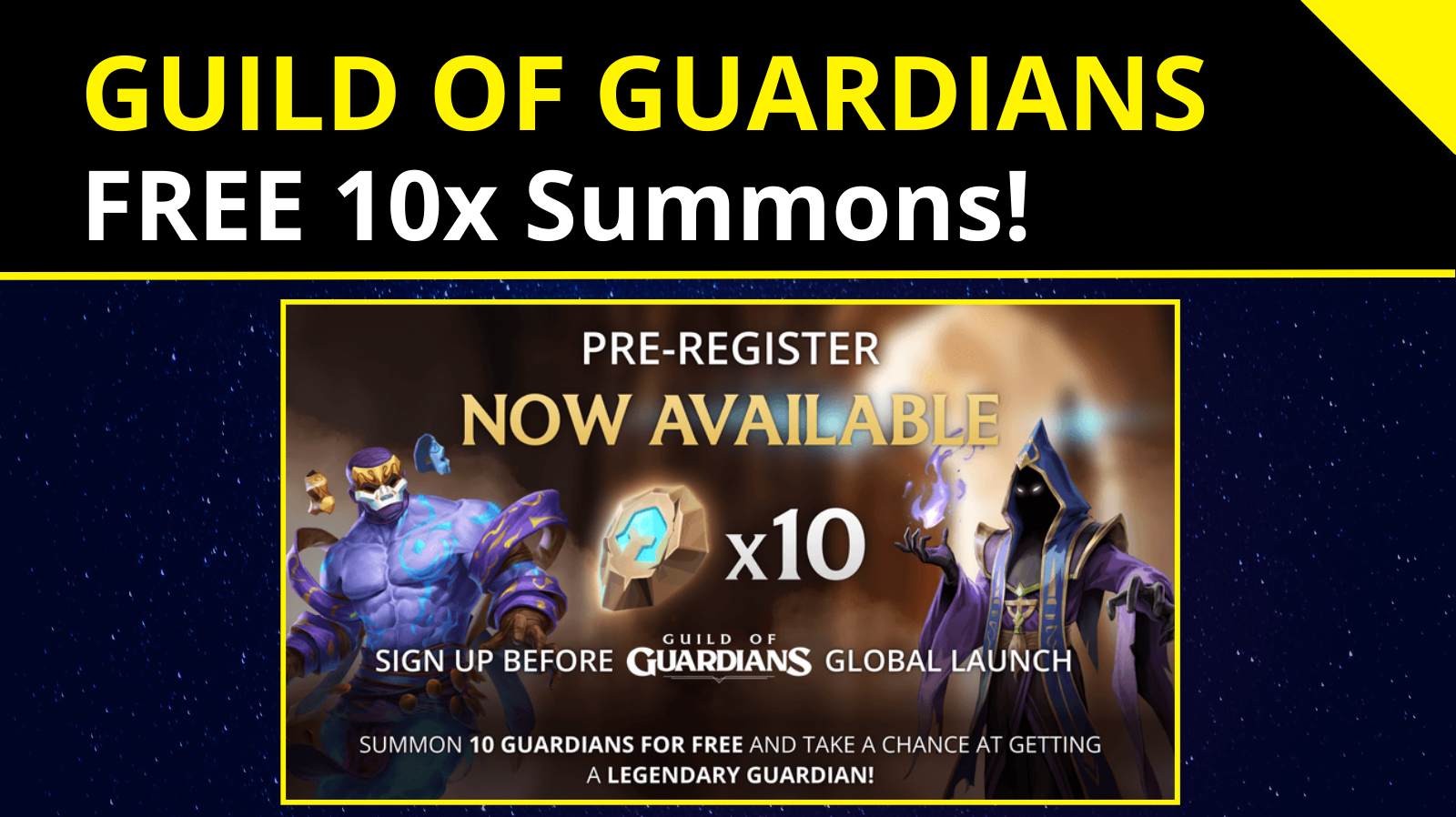 Guild of Guardians | Free Rewards - 10x Summons (ImmutableX)