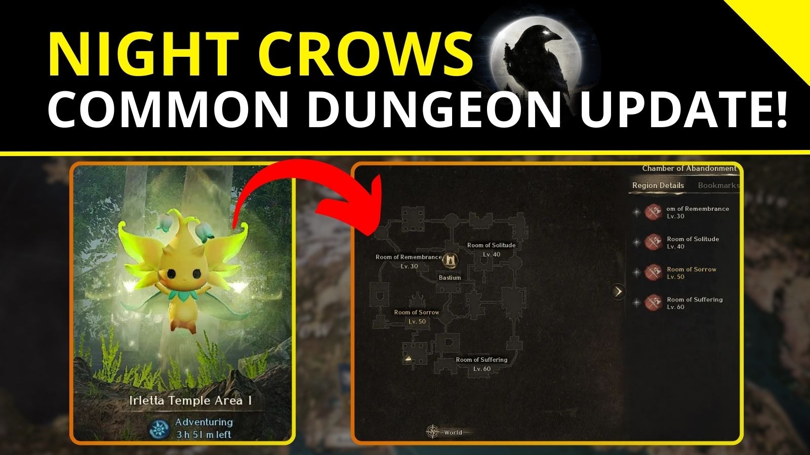Night Crows - Common Dungeon Update &amp; Events!