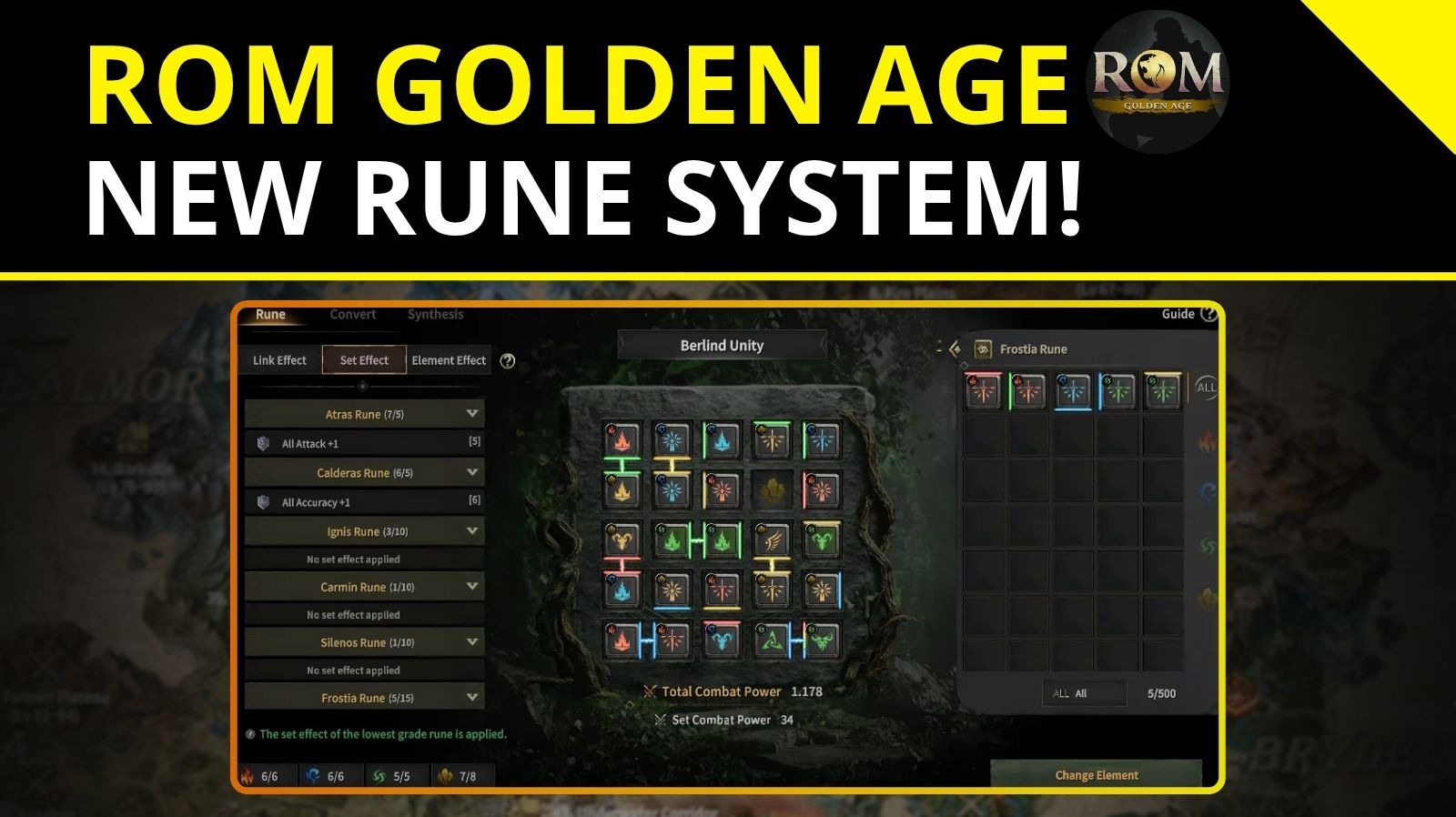 ROM Golden Age - New Rune System!