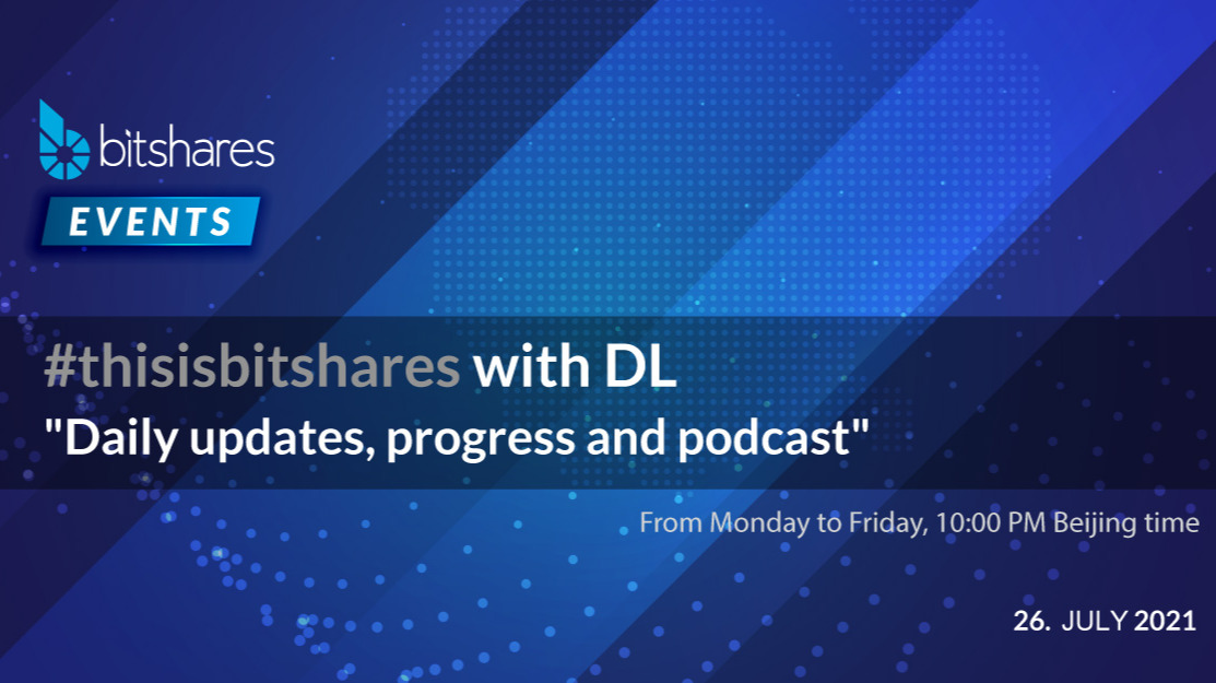 BitShares major updates 2021