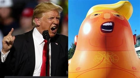 Donald Trump and the Baby Trump Balloon