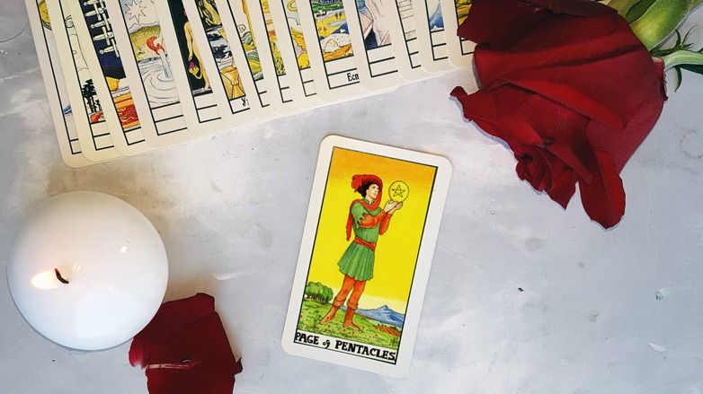 Page Of Pentacles Title