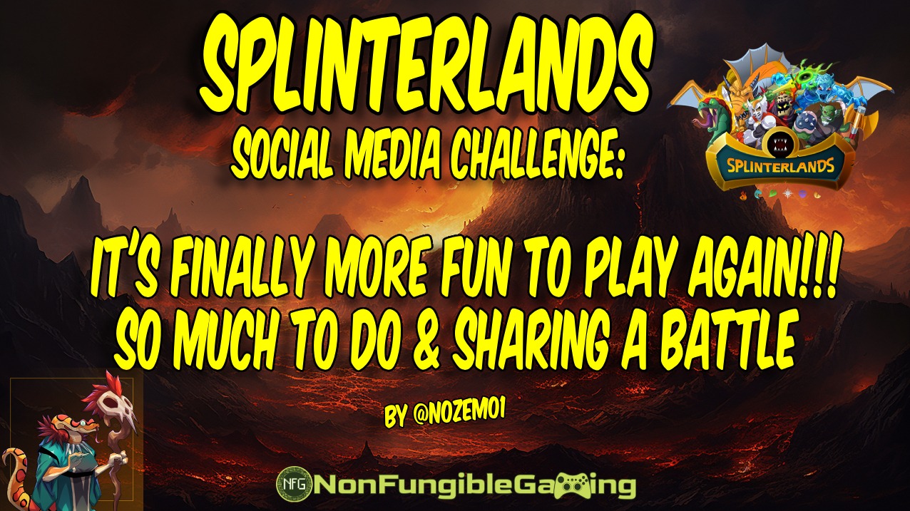 Splinterlands Finally it's more fun to play again!