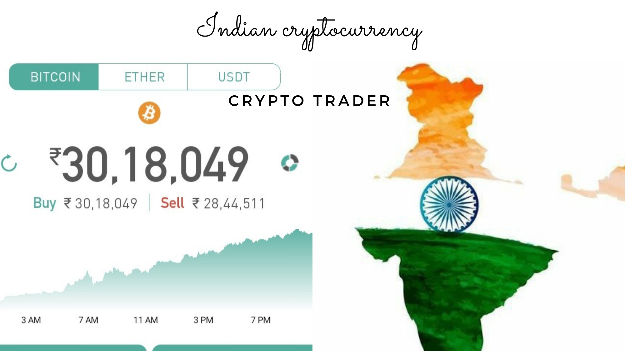 Indian flag or indian crypto wallet