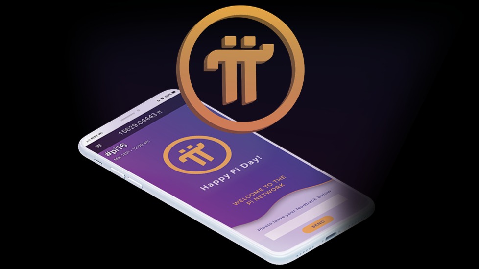 pi logo on a mobile