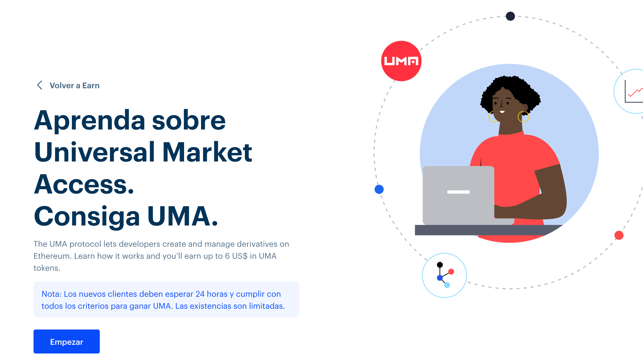coinbase academy: earn 6$ into Universal Market Access UME token