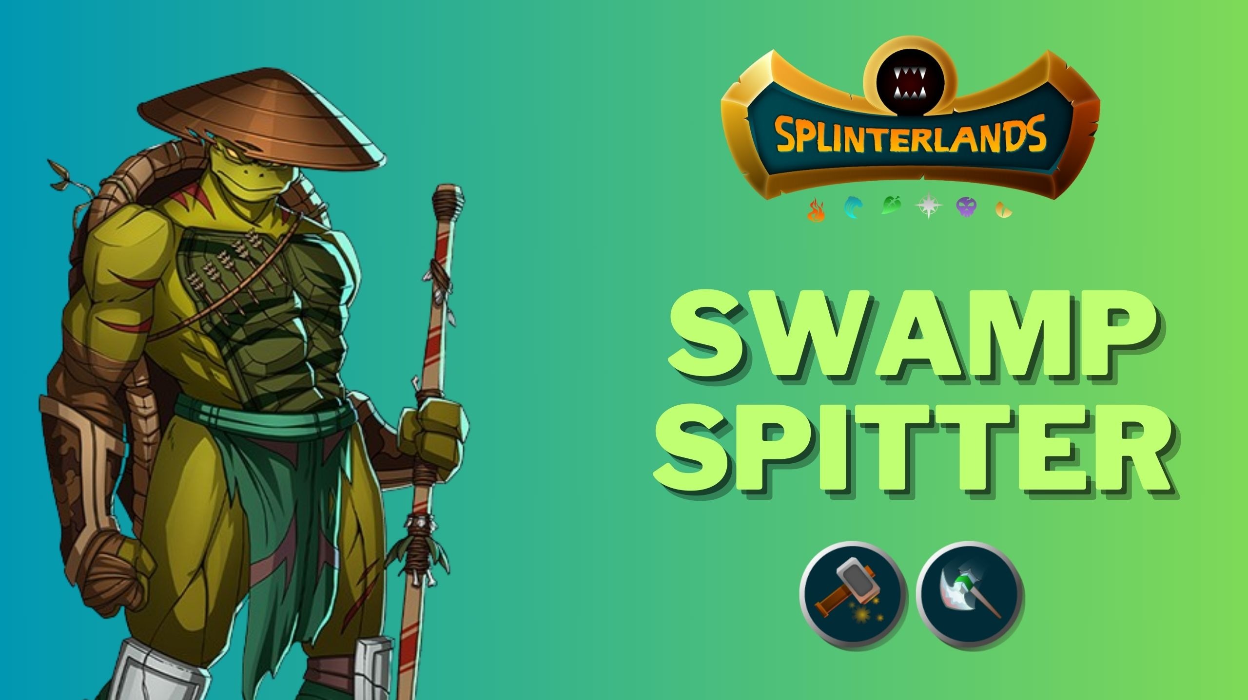 Splinterlands | SWAMP SPITTER is a true Giant Killer