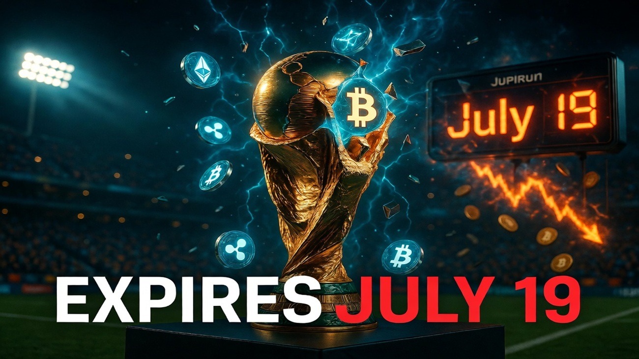 Crypto just entered the World Cup for the first time ever — and the trade behind it expires July 19.