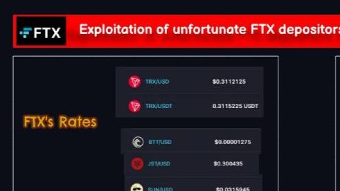 Exploitation of unfortunate FTX Depositors forced to purchase Tron assets at Exorbitant Rates!!