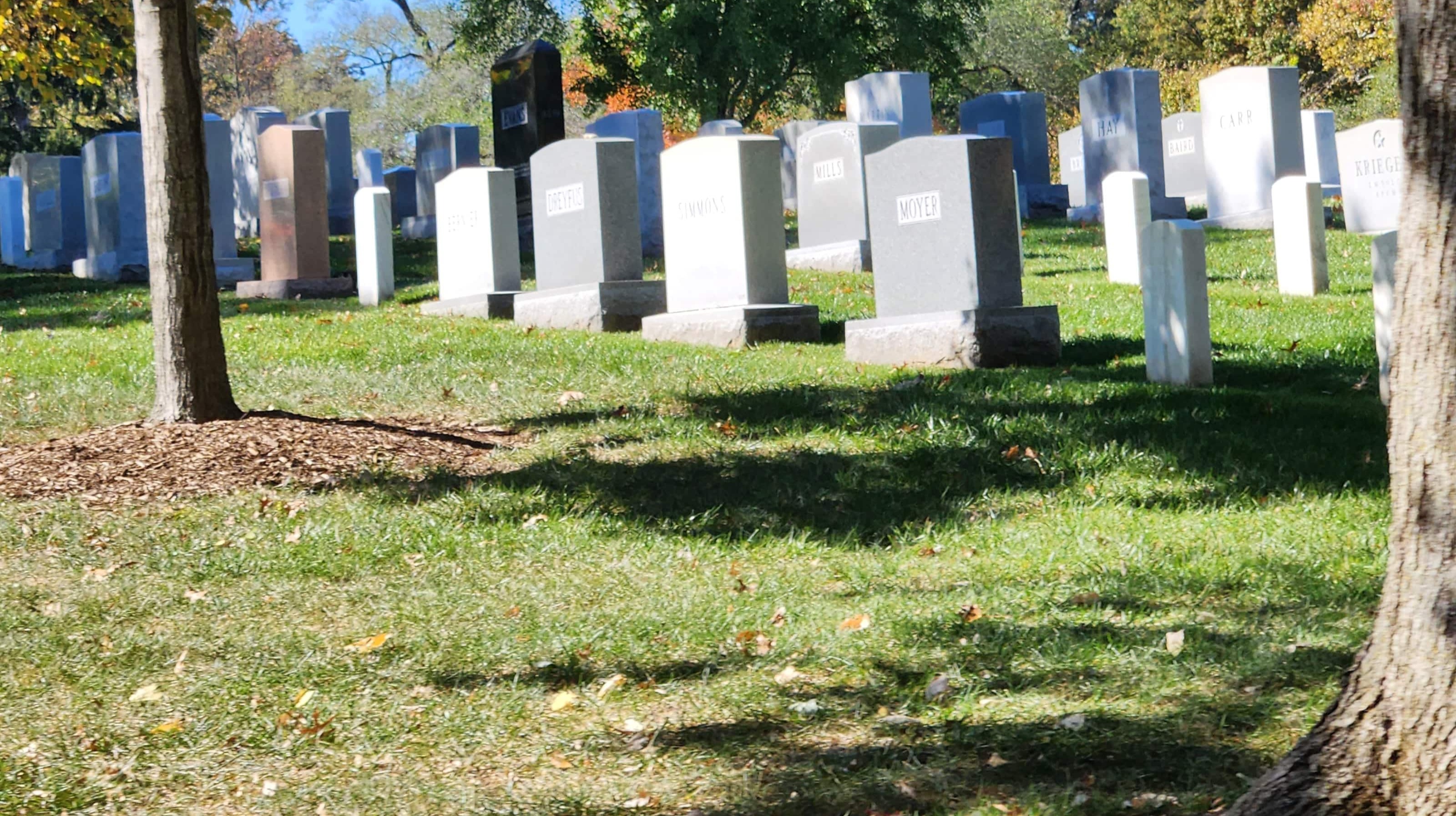 Arlington National Cemetery Stones Face Forward