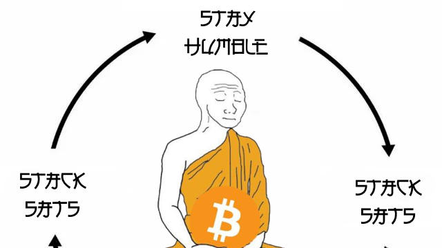 Stay humble Stack sats. We'll be on a Bitcoin STANDARD very soon.