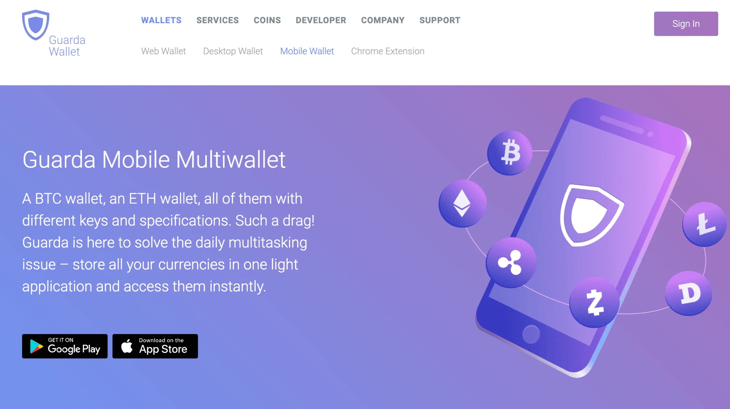 GUARDA WALLET Review . A secure multiWallet for you.