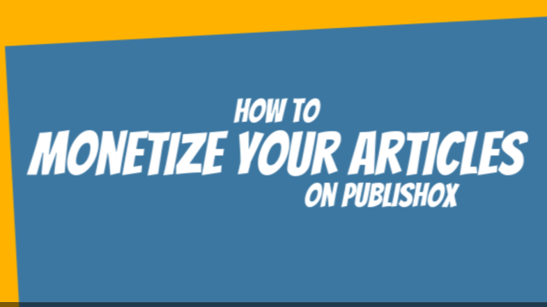 How to monetize your articles on PublishOx