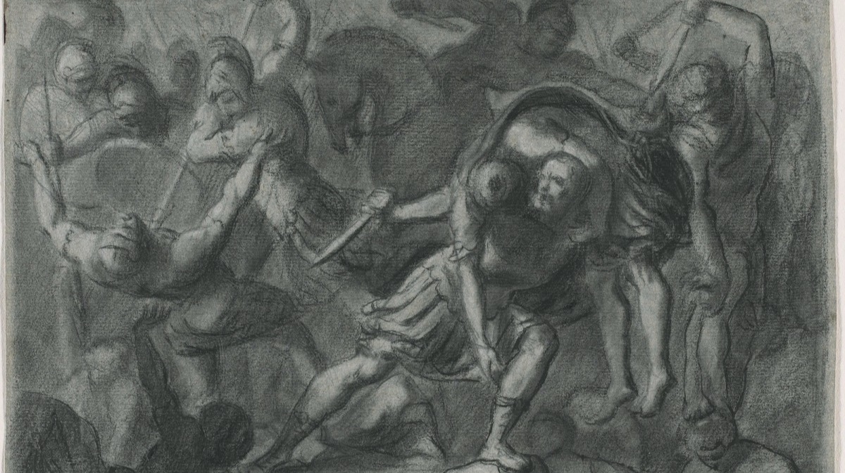 Socrates and Alcibiades at Delium