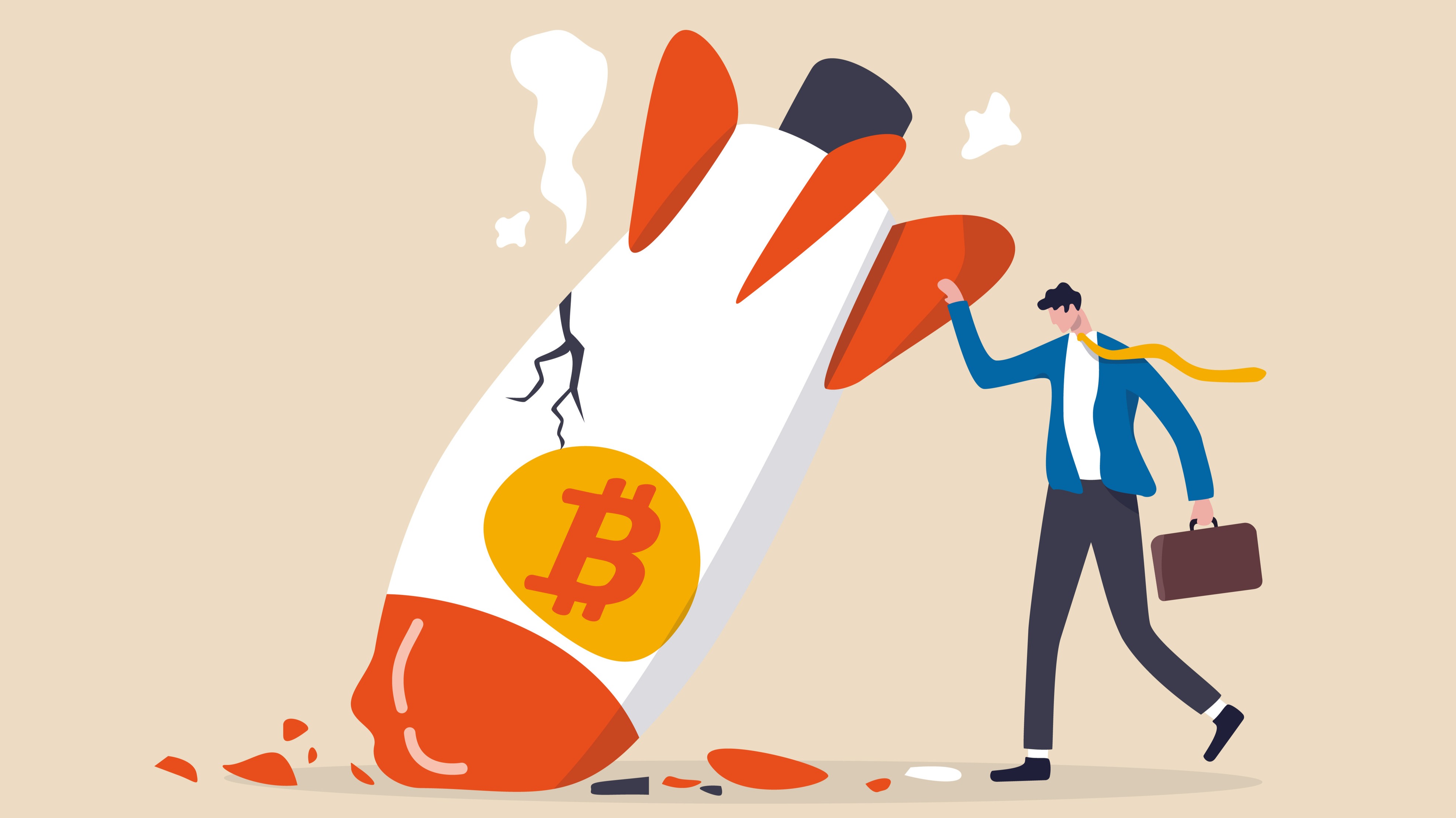 bitcoin rocket crash