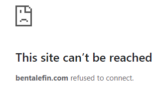 Bentalefin is gone - error page.