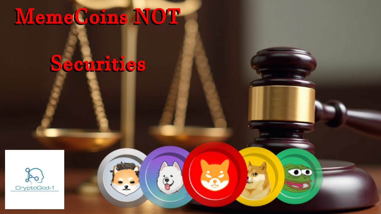 MemeCoins NOT Securities