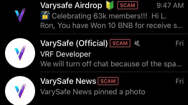 VarySafe is a Scam