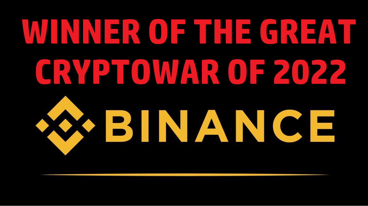 Binance wins the crypto war, buys FTX