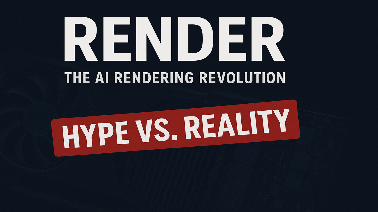 Render: The AI Rendering Revolution (Or Just Expensive Cloud Computing on a Blockchain?)