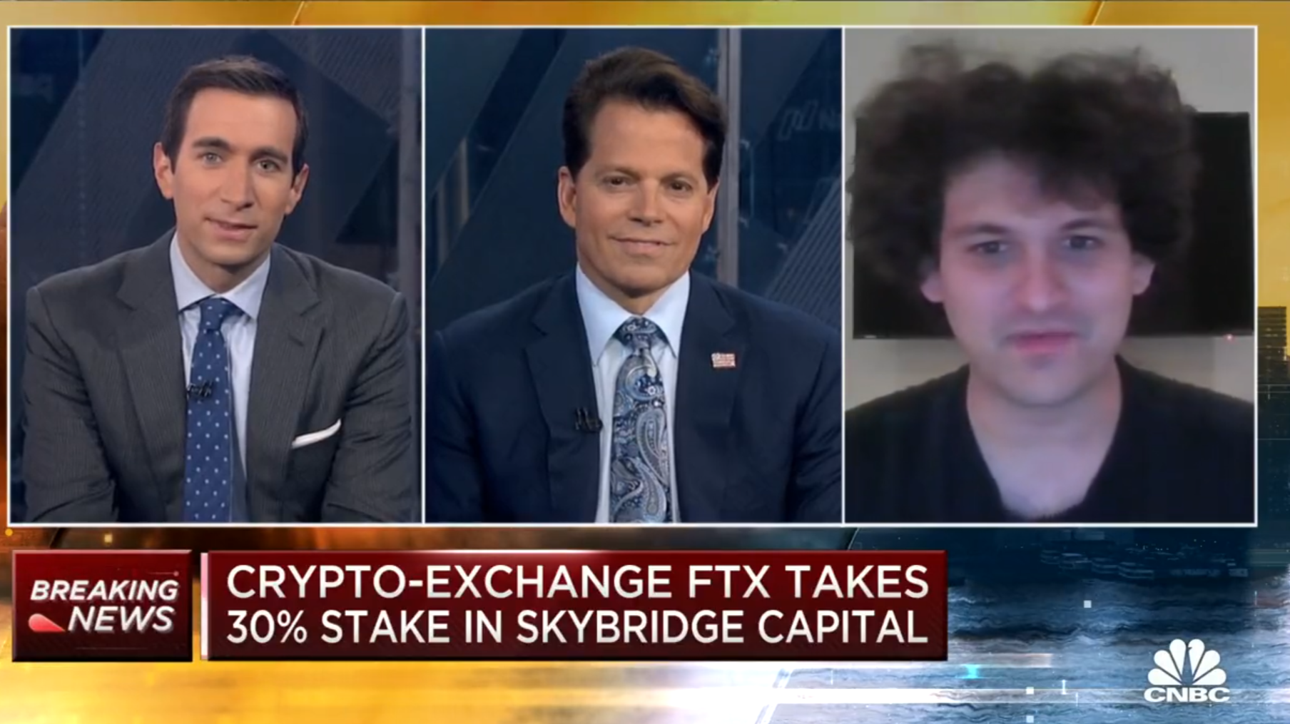 Snapshot from SquawkCNBC Video tweet