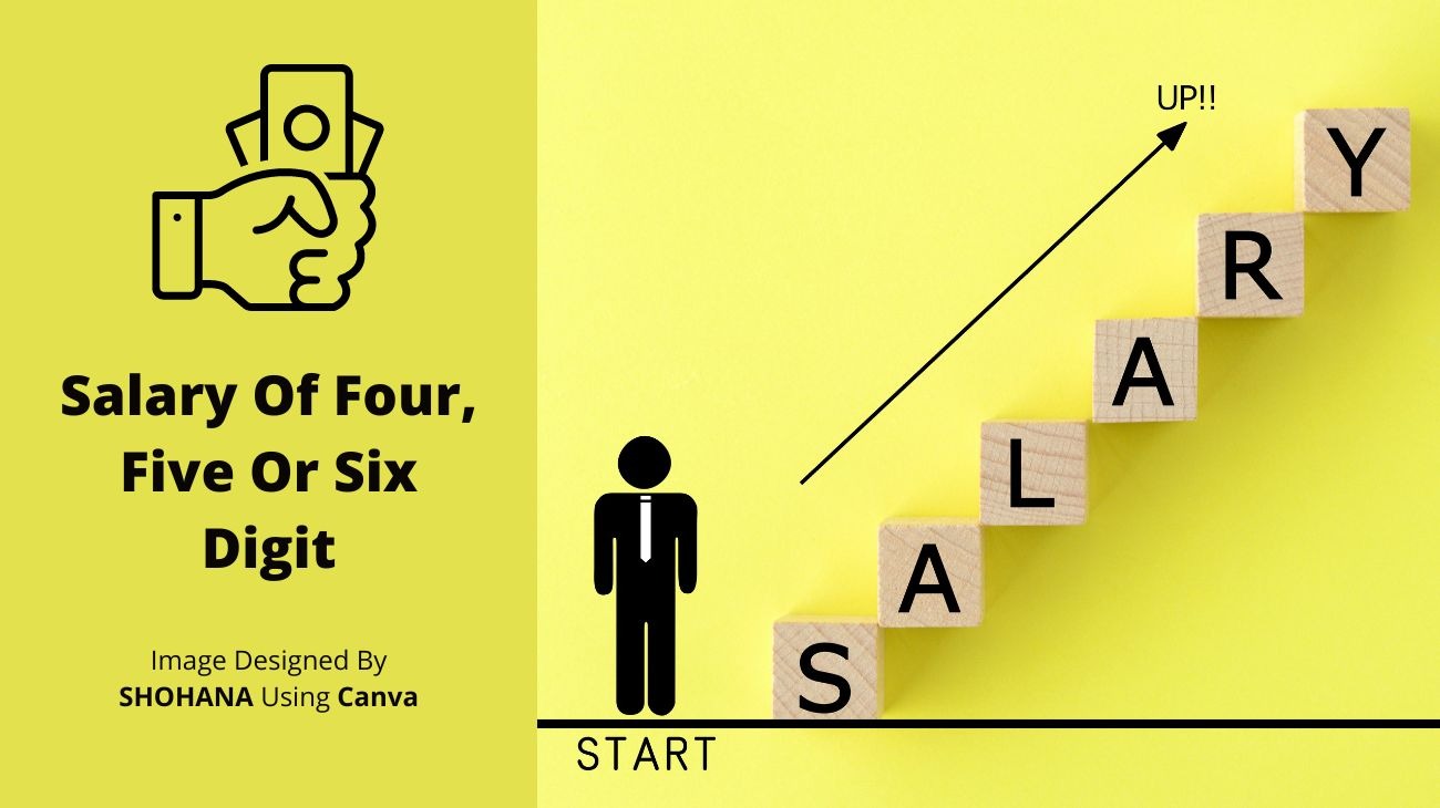 Salary Of Four Five Or Six Digit