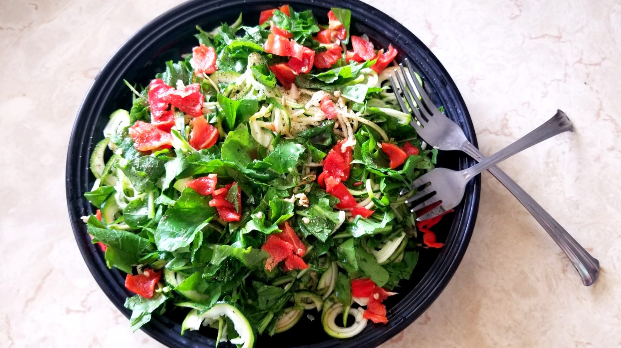 healthy easy arugula salad