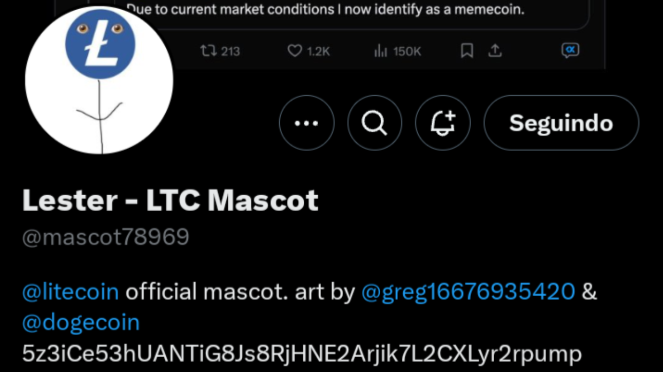 $LESTER the official mascot of Litecoin