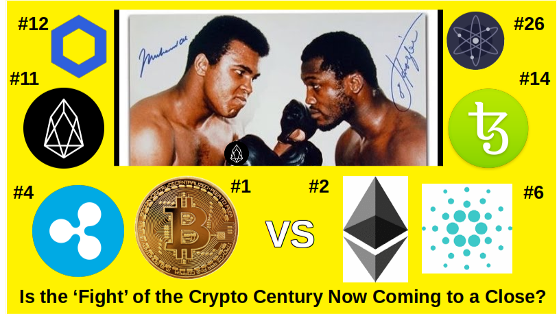 BTC vs ETH Matchup old school top 3 new matchups poised for greater Mark Cap Share