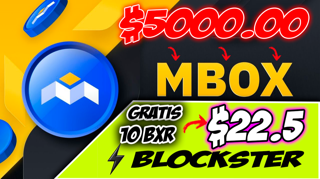 AIRDROP - WIN $22.5 BXR (BLOCKSTER AIRDROP) $5000 IN FREE MBOX AT BINANCE