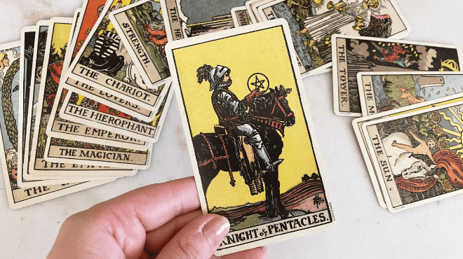 Knight Of Pentacles Title