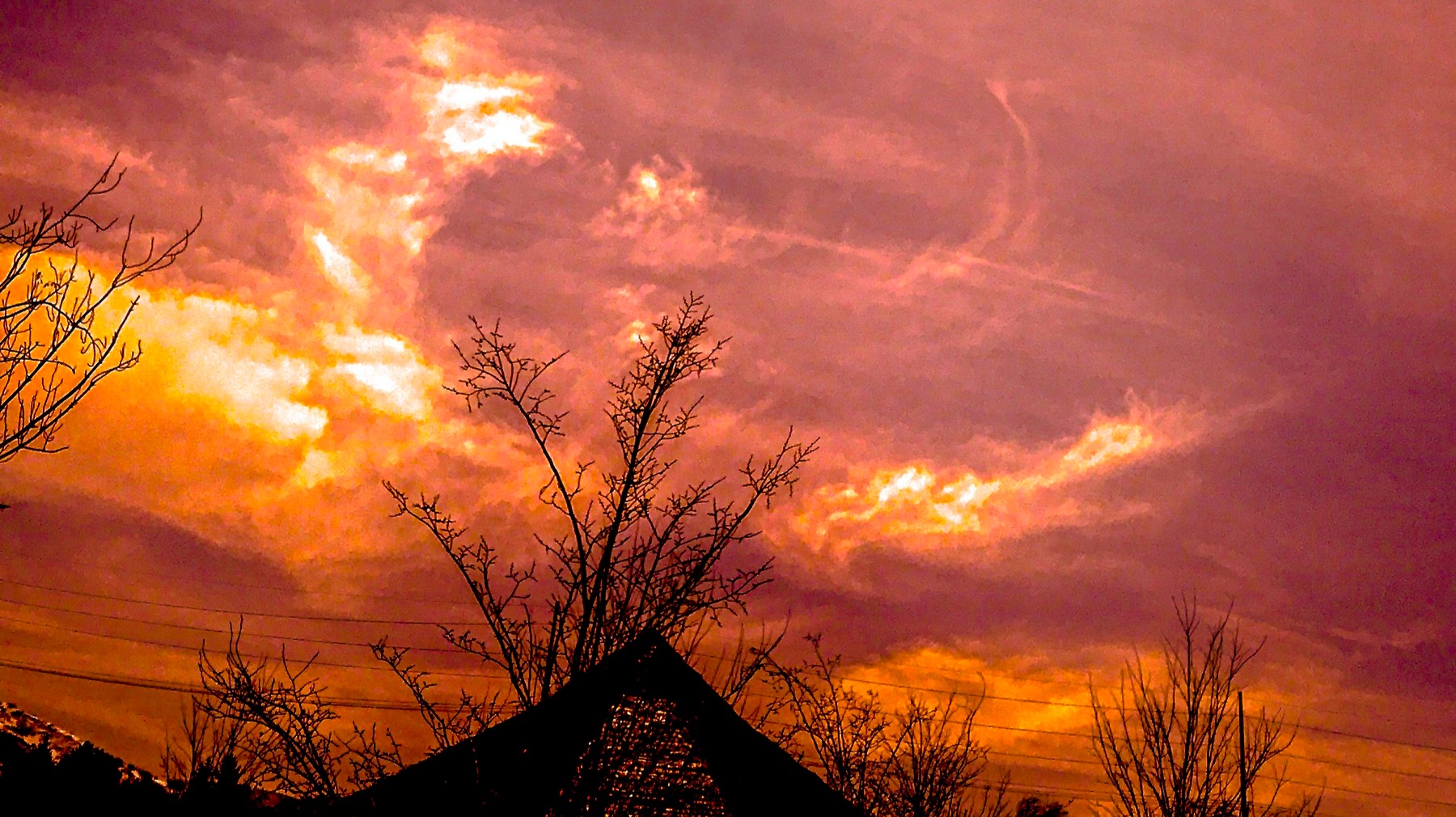 Fire in the sky